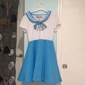 Hot topic sailor mercury cosplay dress